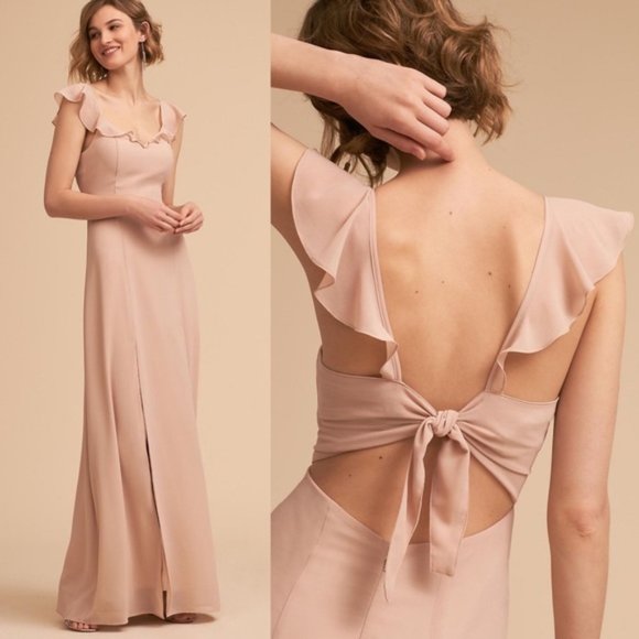 BHLDN Dresses & Skirts - Anthropologie BHLDN Diana Dress - Pink